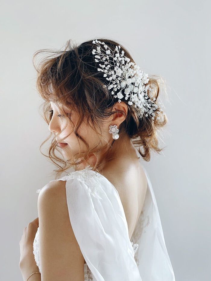 BACKYARD FAMILY「Just Married ピアス E-108 通販 スタッドピアス パール レディース」|ピアス|