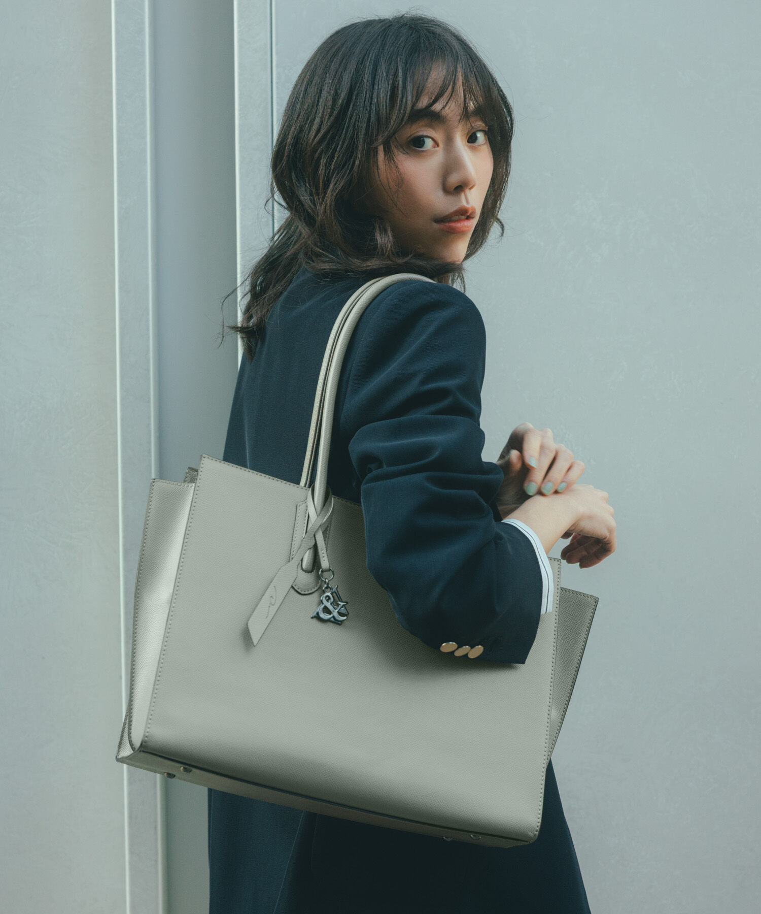 W&.Day/Night「W&.Day/Night スムーク トートバッグ A4サイズ 19192」|トートバッグ|
