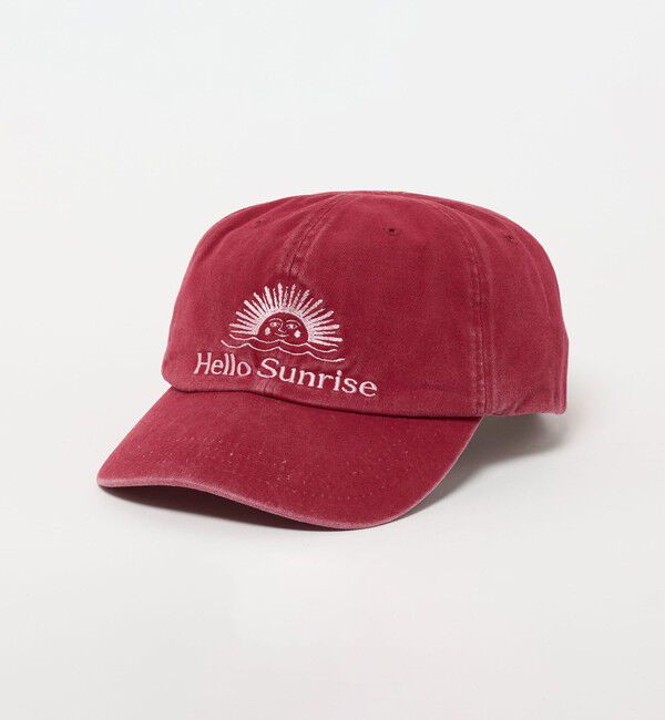 BEAUTY&YOUTH UNITED ARROWS「＜HELLO SUNRISE＞ウォッシュド オリジナル ロゴ キャップ」|キャップ・キャスケット|