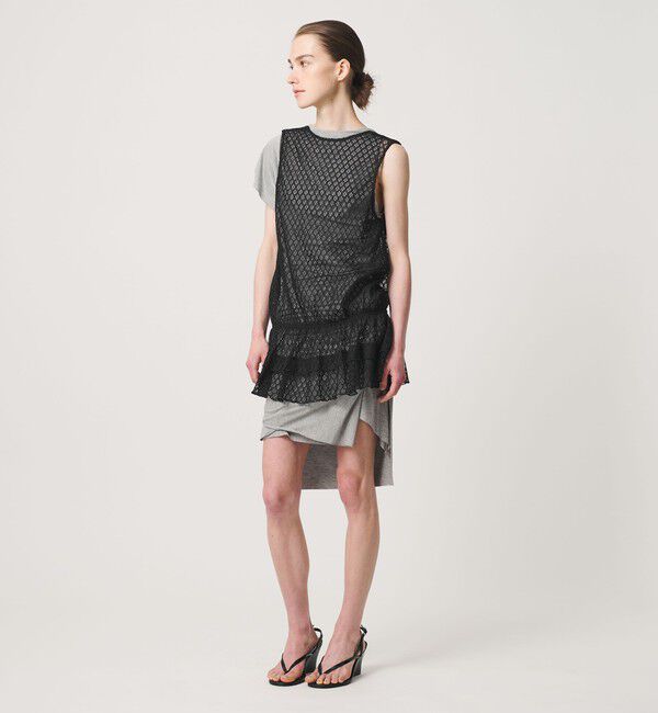 ATTISESSION「＜ATTISESSION＞レース カシュクール ブラウス」|Tシャツ・カットソー|