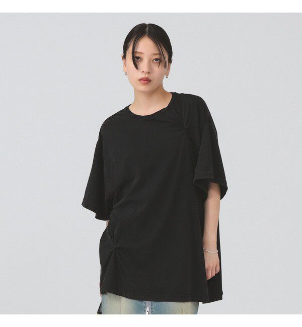 Ray BEAMS 「フロスト 加工 タック ビッグ Tシャツ」|Tシャツ・カットソー|