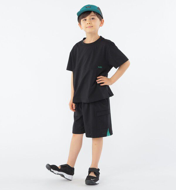 SHIPS KIDS「SHIPS KIDS:100～130cm /〈UVカット/吸水速乾〉ドライタッチ ショーツ」|カーゴ|