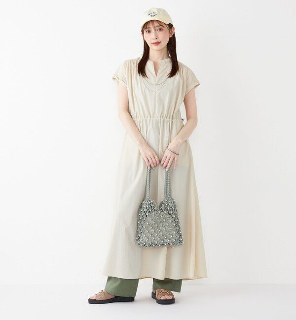 SHIPS Colors 「SHIPS Colors:〈接触冷感・UVカット・撥水〉マルチファンクション ワンピース◇」|ワンピース|ベージュ