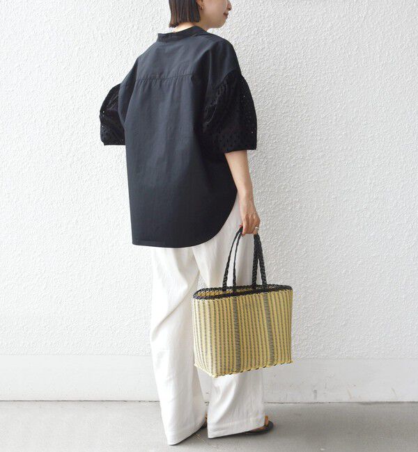 SHIPS for women「《予約》〈手洗い可能〉カットワーク レース スリーブ ブラウス」|シャツ・ブラウス|