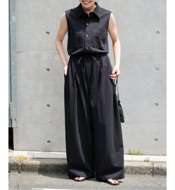 OUTDOOR PRODUCTS Usual Things「≪予約≫カットソーノースリシャツオールインワン」|オールインワン|