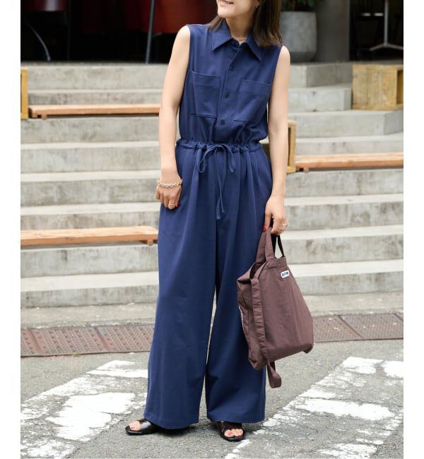 OUTDOOR PRODUCTS Usual Things「≪予約≫カットソーノースリシャツオールインワン」|オールインワン|
