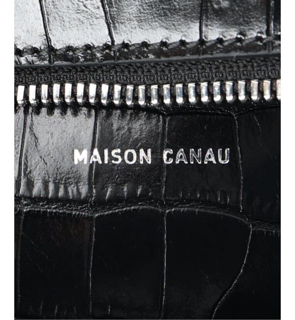 VERMEIL par iena「MAISON CANAU メゾン カナウ ボックスボストンL別注クロコ型押し」|トートバッグ|