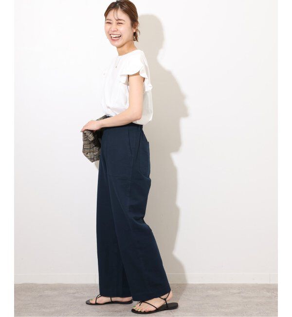 JOURNAL STANDARD relume「《追加》コットンリネンツイルベイカーパンツ」|カーゴ|