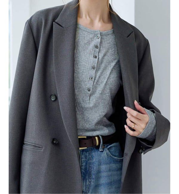JOURNAL STANDARD「《追加3》シアーテレコヘンリーネックプルオーバー」|Tシャツ・カットソー|