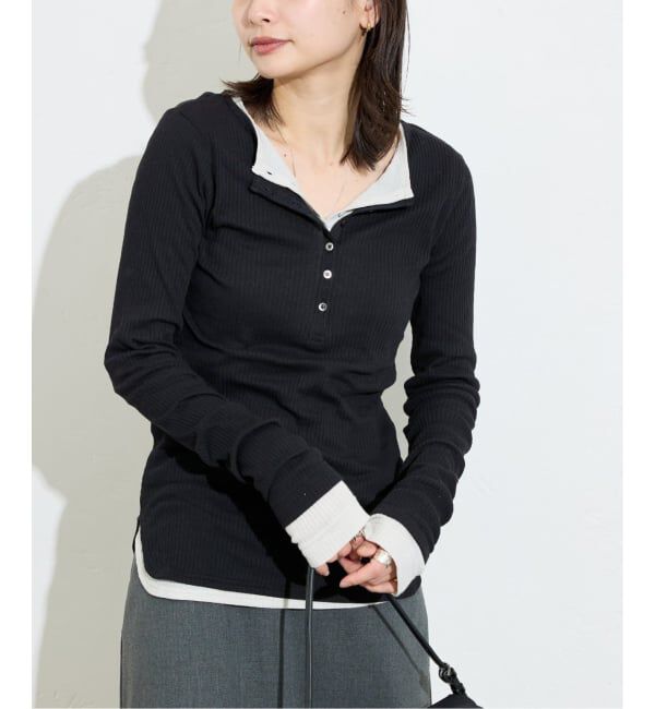 JOURNAL STANDARD「《追加3》シアーテレコヘンリーネックプルオーバー」|Tシャツ・カットソー|