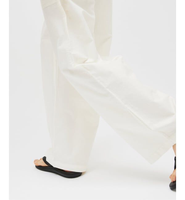 JOURNAL STANDARD「《予約》コットン リネン ベルテッド ワイド カット ベイカー パンツ」|カーゴ|