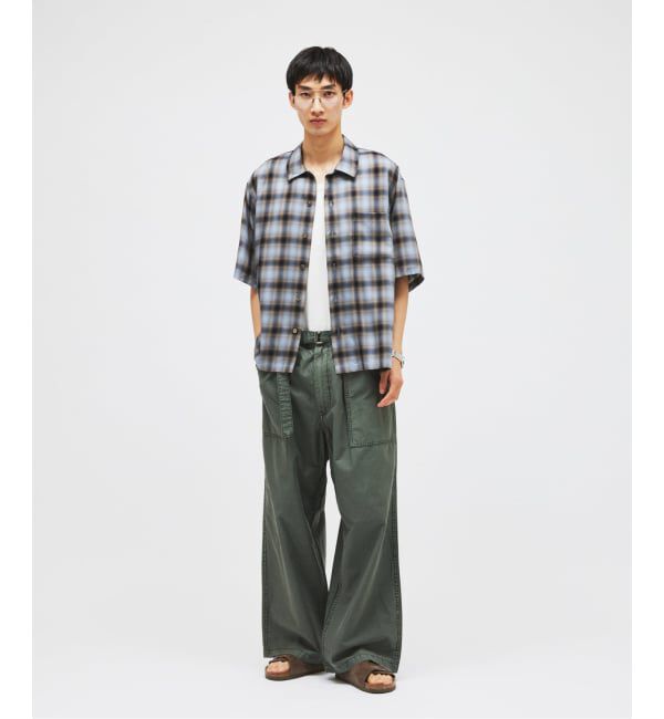 JOURNAL STANDARD「《予約》コットン リネン ベルテッド ワイド カット ベイカー パンツ」|カーゴ|