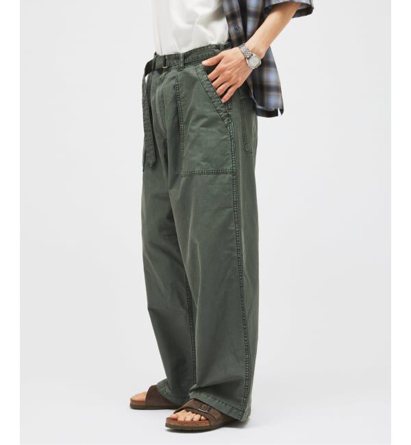 JOURNAL STANDARD「《予約》コットン リネン ベルテッド ワイド カット ベイカー パンツ」|カーゴ|