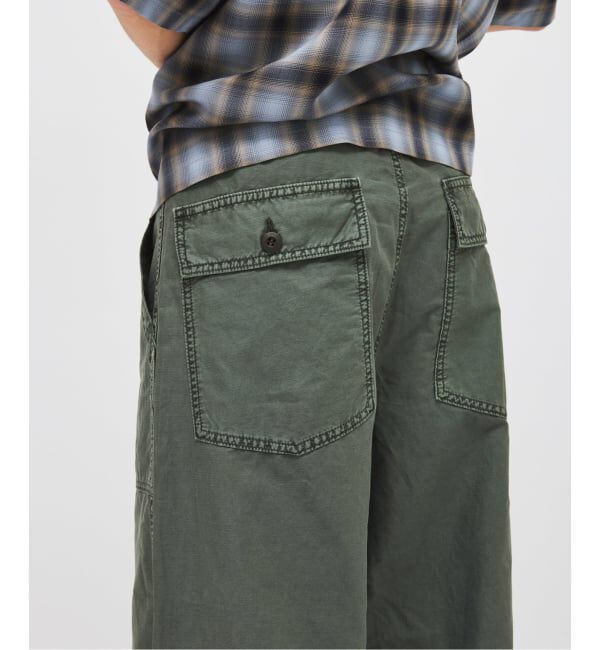 JOURNAL STANDARD「《予約》コットン リネン ベルテッド ワイド カット ベイカー パンツ」|カーゴ|