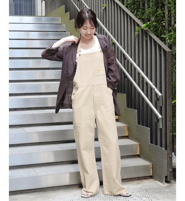 Spick and Span「PAY・DAY / ペイデイ 別注コットンリネンオーバーオール」|オールインワン|