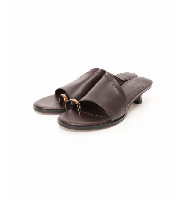 NOBLE「《追加》LE VERNIS/ルベル二 Toe ring sandals」|サンダル|