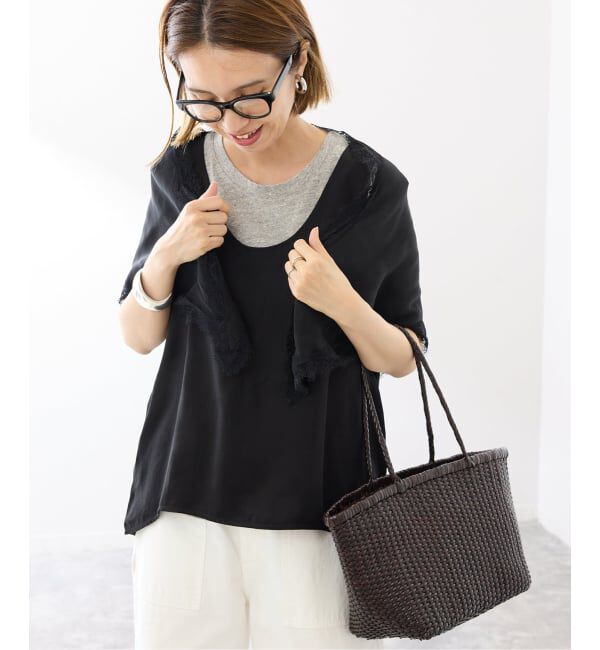 FRAMeWORK「≪予約≫SKIN LACE SCARF WITH BL」|シャツ・ブラウス|