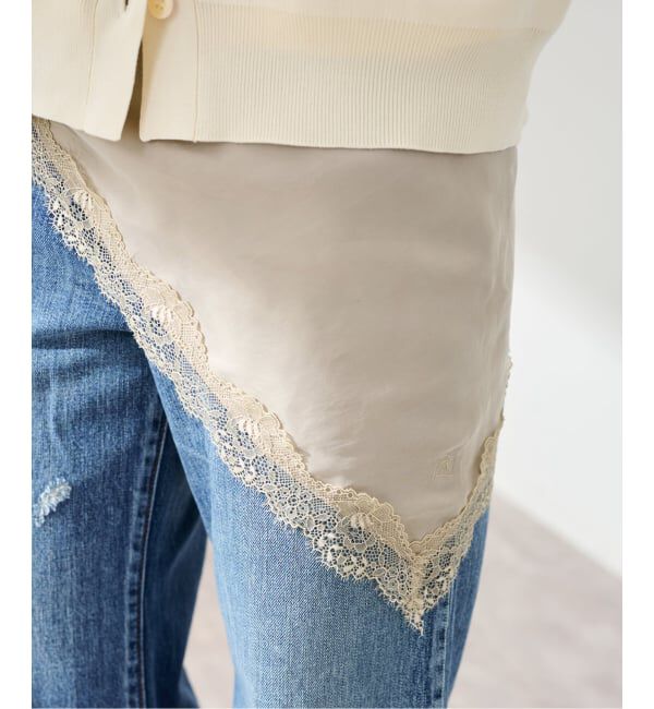 FRAMeWORK「≪予約≫SKIN LACE SCARF WITH BL」|シャツ・ブラウス|