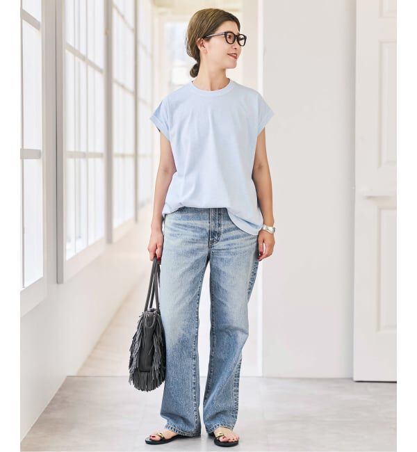 Spick and Span「《別注 / 予約》SOMETHING for SS ELSA STRAIGHT」|デニム|