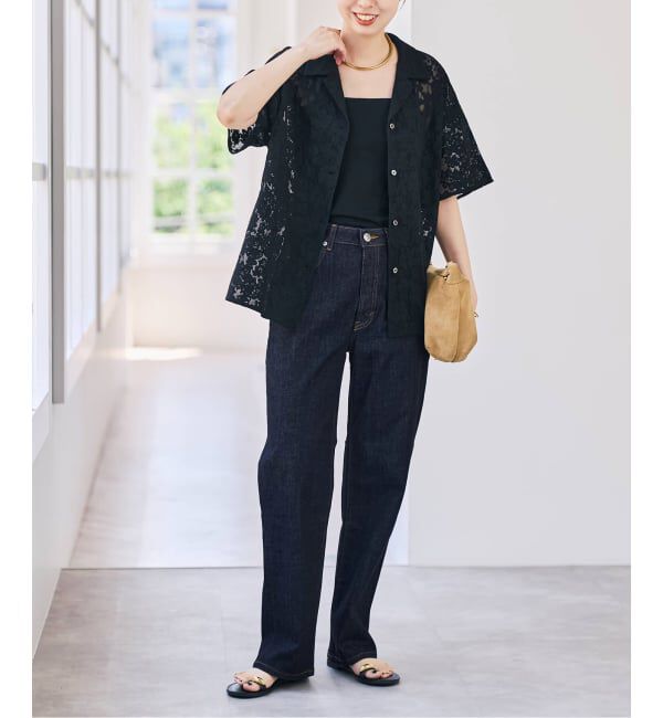 Spick and Span「《別注 / 予約》SOMETHING for SS ELSA STRAIGHT」|デニム|
