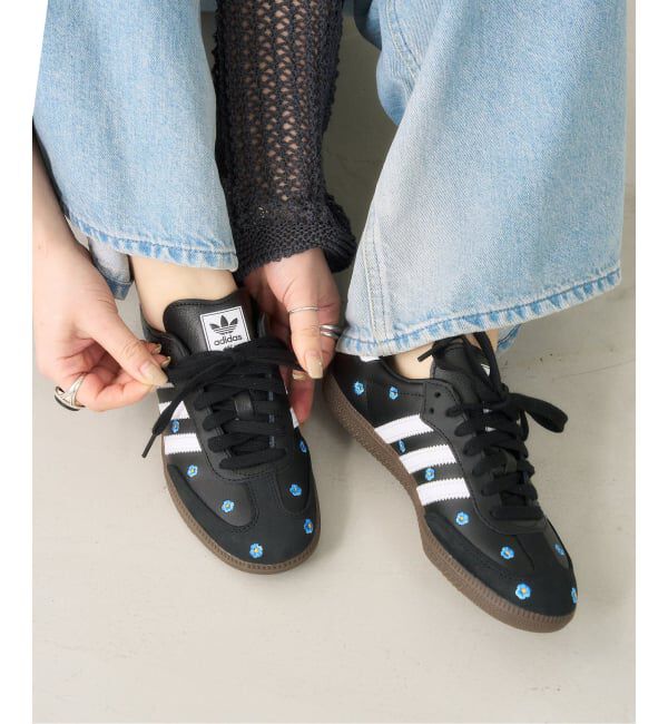  「《WEB限定》adidas/ アディダス SAMBA OG W FLOWER」|スニーカー|ブラック