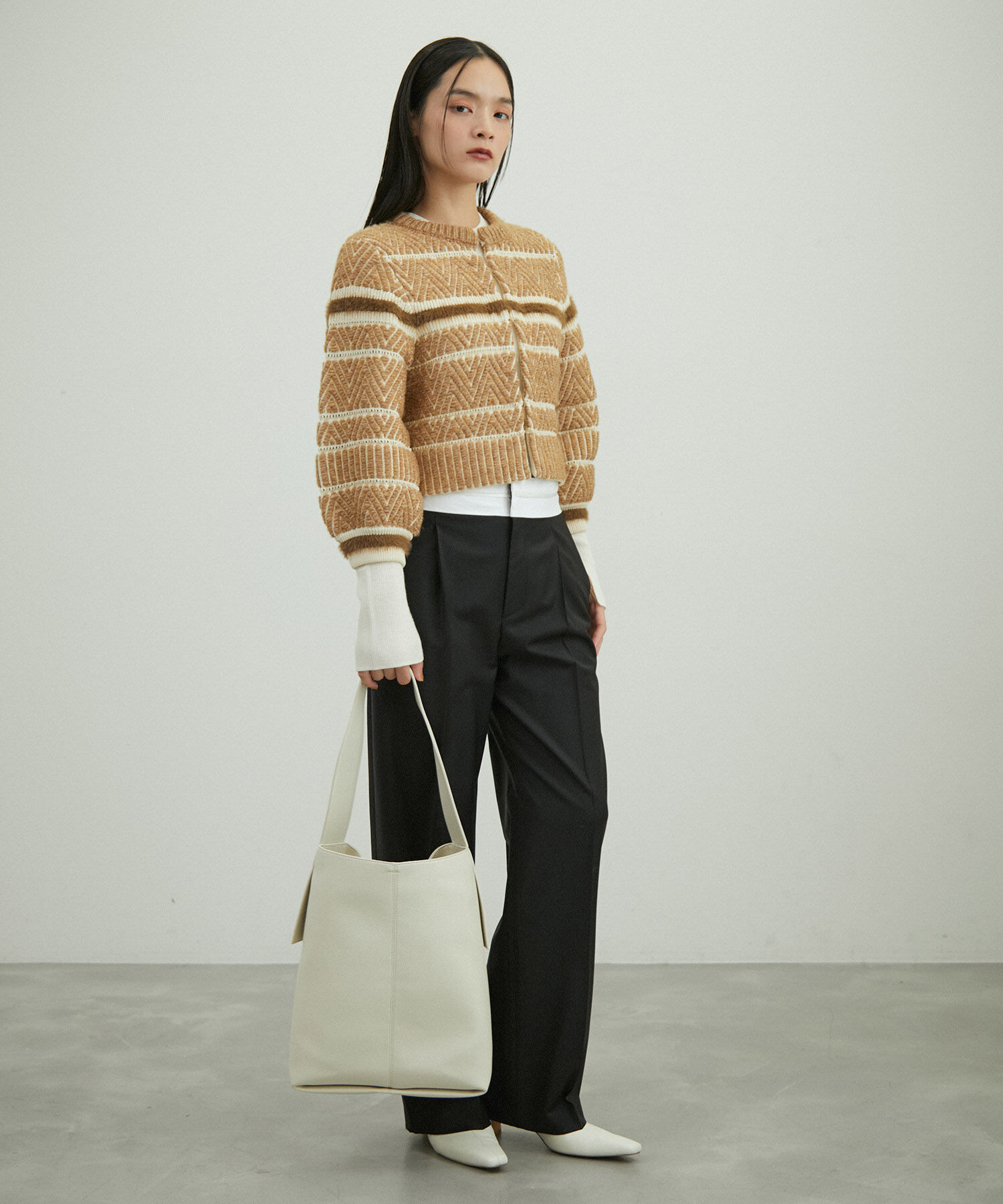 ADAM ET ROPE'「【サステナブル・一部WEB限定カラー】軽量シュリンクワンハンドルバッグ」|ショルダー・メッセンジャー|