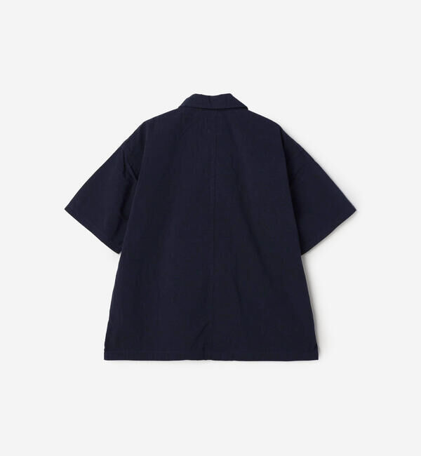DANTON「DANTON | コットンブロード 半袖カバーオールシャツ MEN」|シャツ・ブラウス|