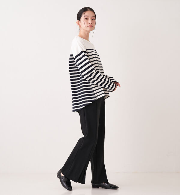 collex「【WEB限定】ウール混　カットポンチフレアパンツ」|その他|