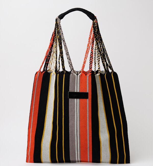 Rouge vif「【MOON BIRD/ムーンバード】手織りハンモックトートバッグ/手織り/A4サ」|トートバッグ|
