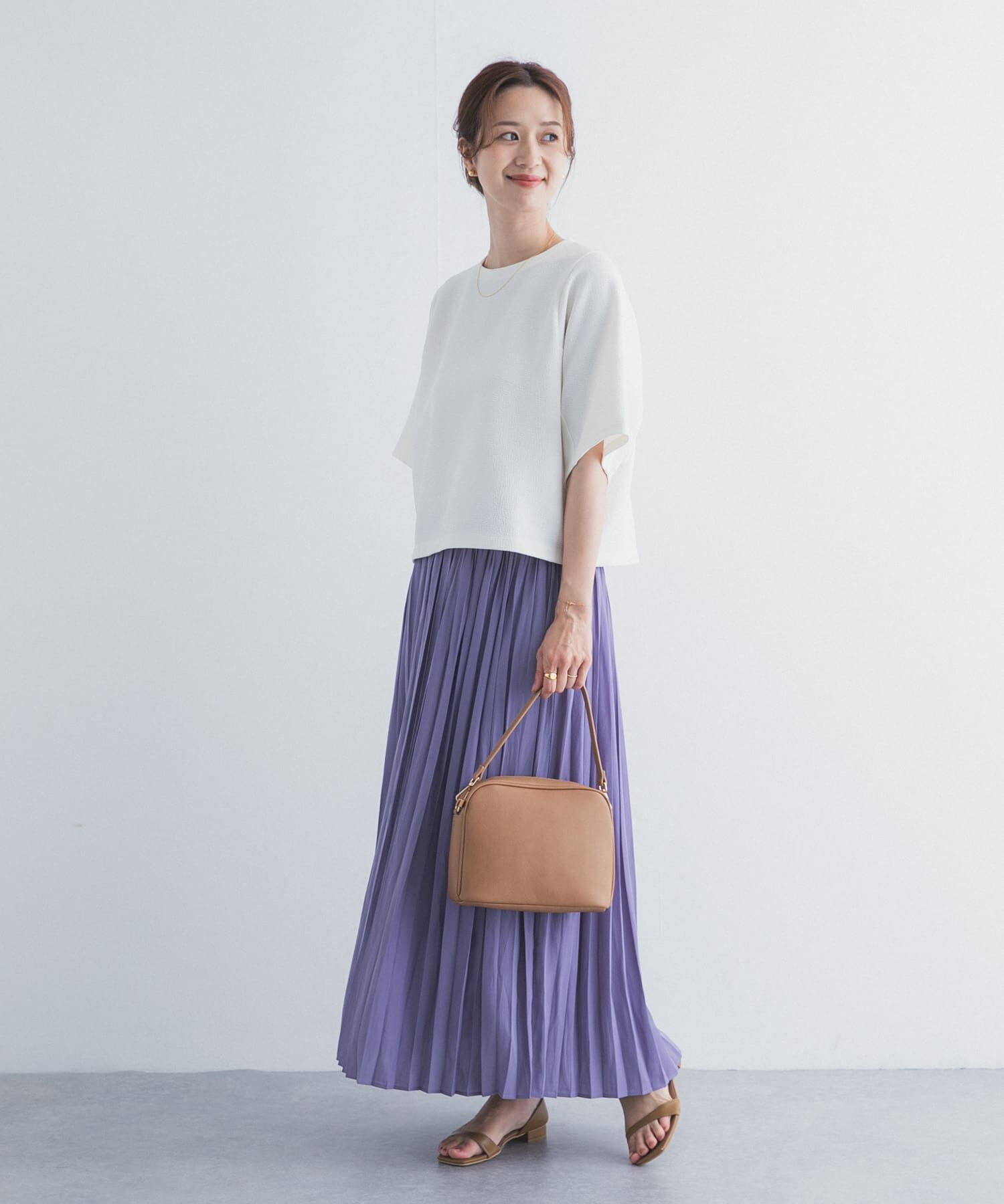 URBAN RESEARCH DOORS「袖ボリュームクロップドプルオーバー」|Tシャツ・カットソー|