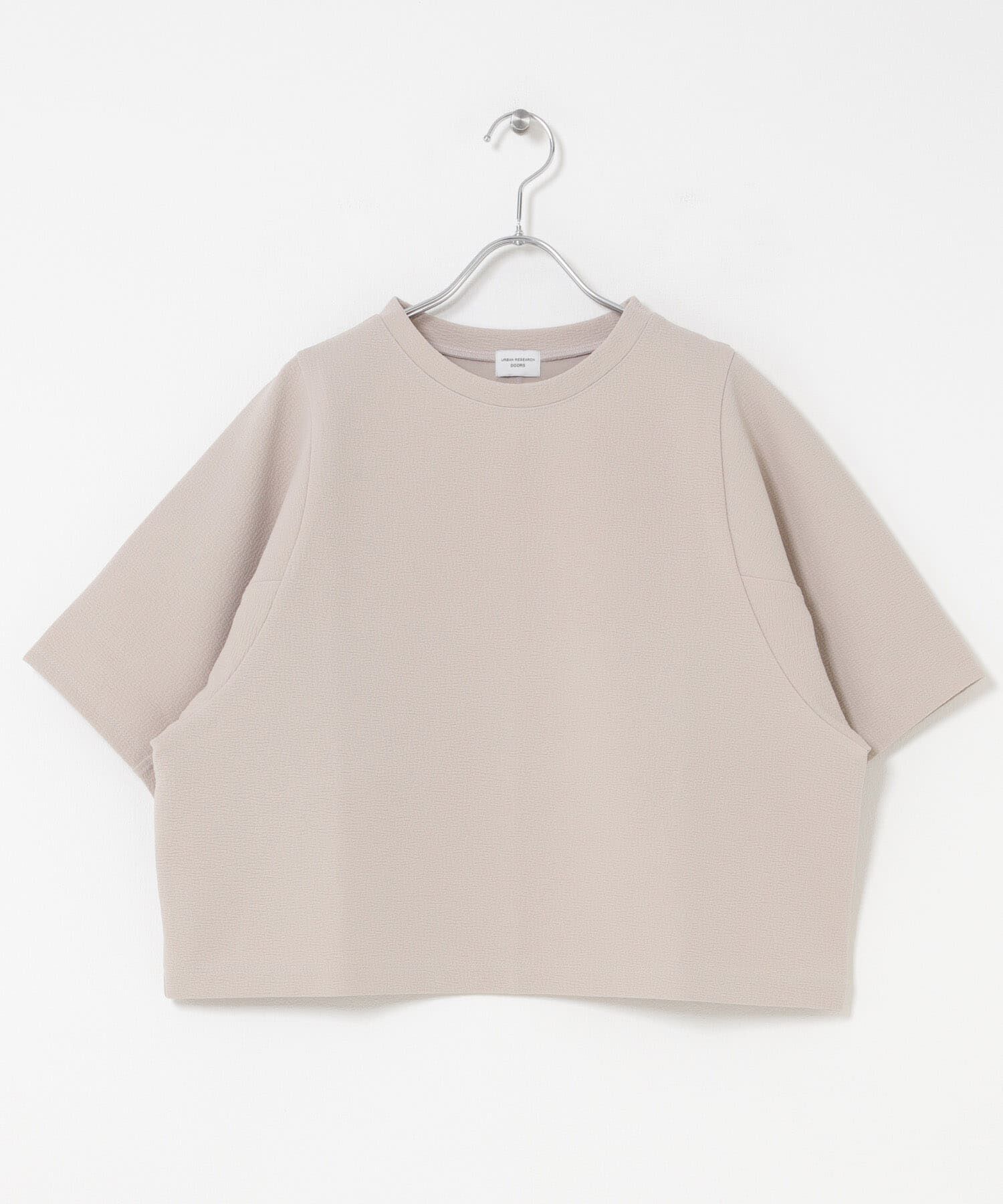 URBAN RESEARCH DOORS「袖ボリュームクロップドプルオーバー」|Tシャツ・カットソー|