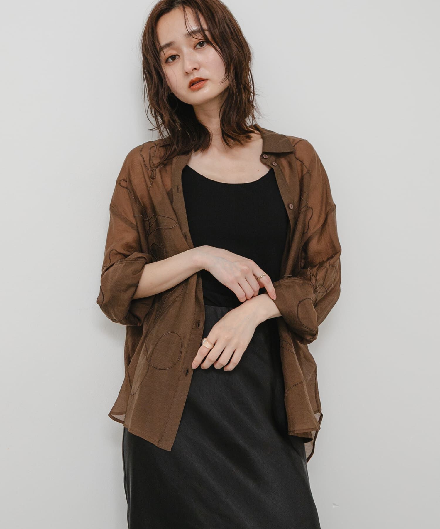 SENSE OF PLACE by URBAN RESEARCH「シシュウシアーシャツ」|シャツ・ブラウス|