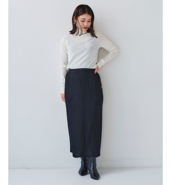le.coeur blanc「MAISON MAVERICK ベロアハイネックT」|Tシャツ・カットソー|