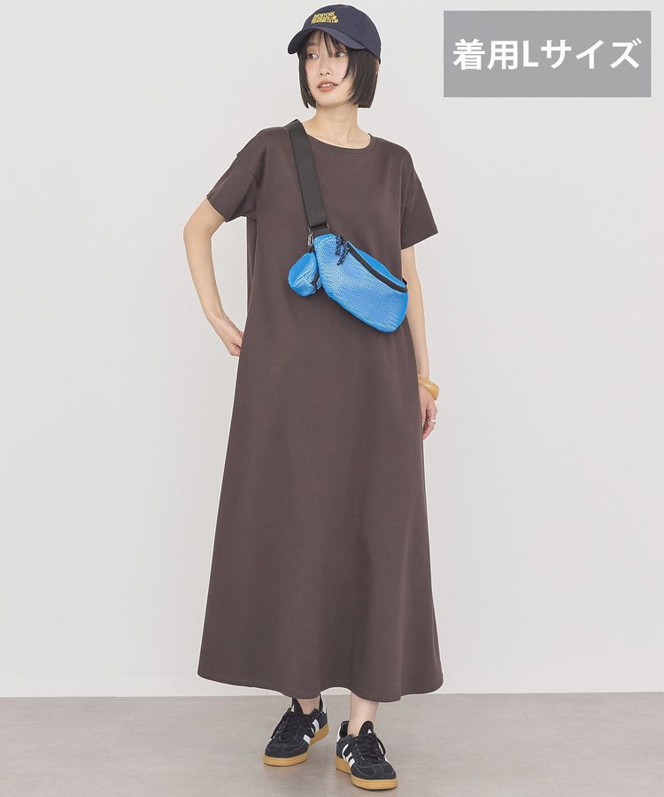 AMERICAN HOLIC「【接触冷感・選べる丈】フレアワンピース」|ワンピース|Brown