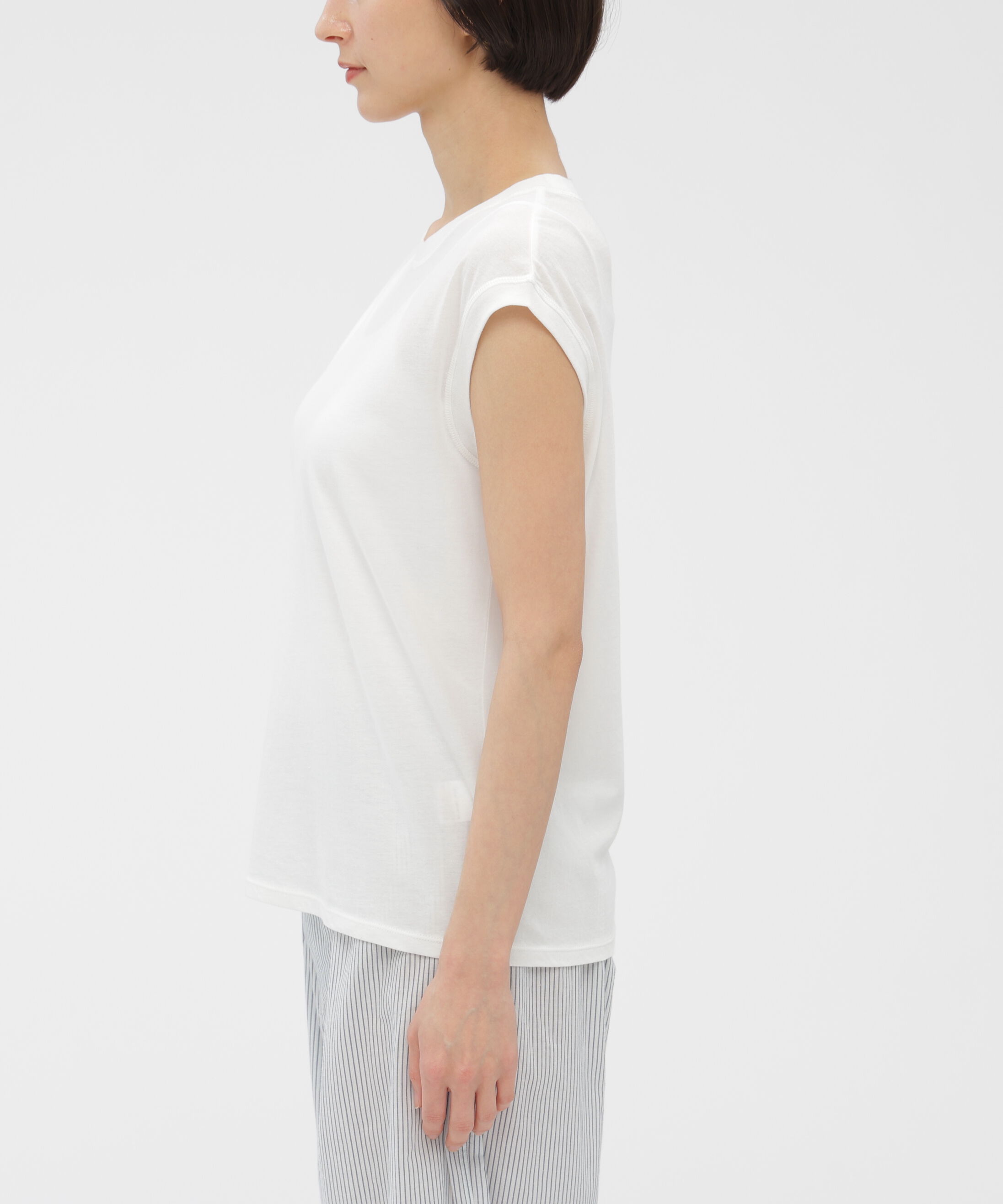 MARGARET HOWELL HOUSEHOLDGOODS「SIRO SPUN COTTON JERSEY TOP」|Tシャツ・カットソー|