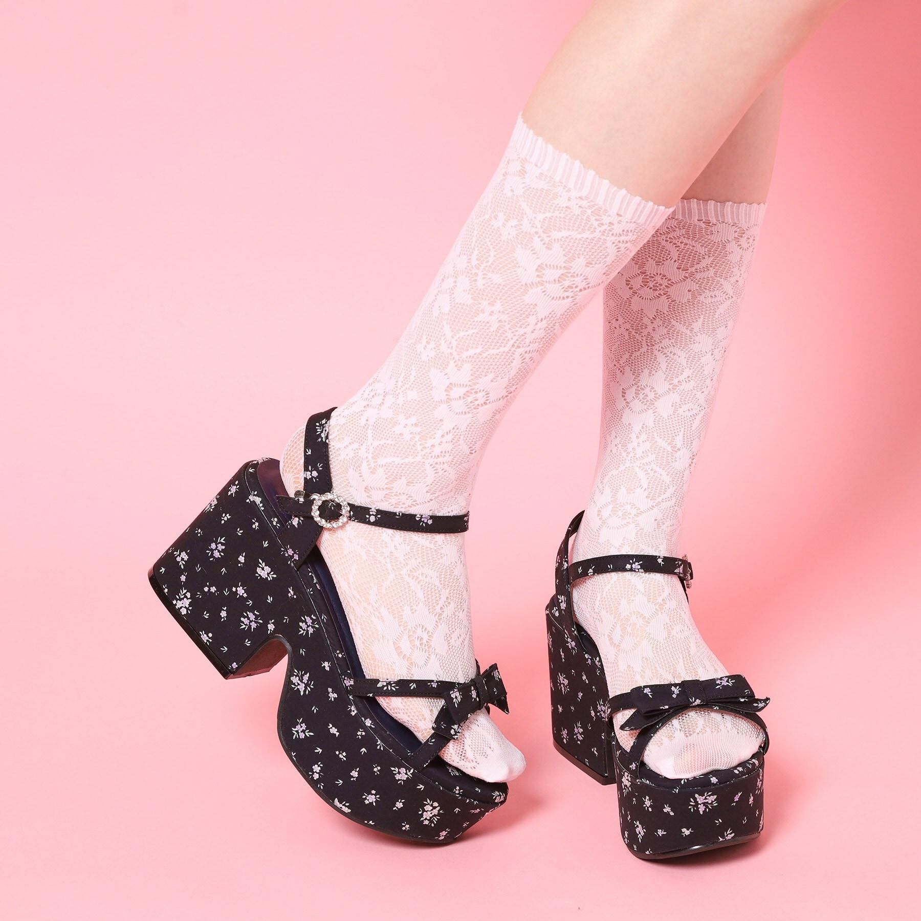 csT&P「厚底バレーコアリボンサンダル」|サンダル|