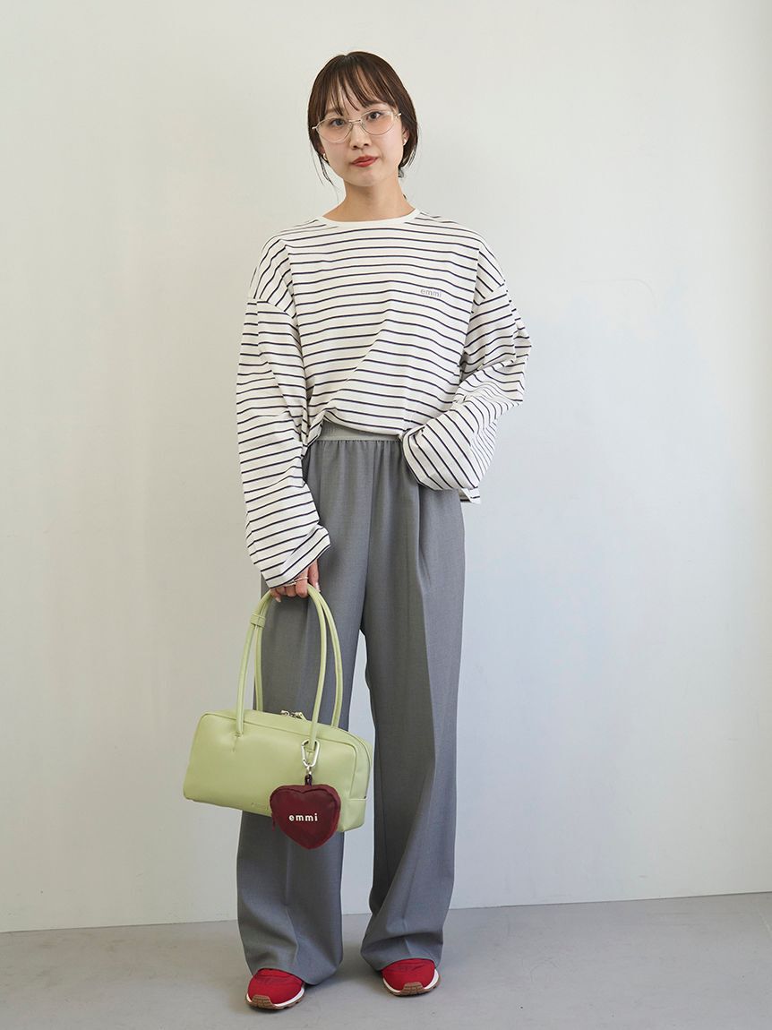 emmi atelier「レザーボストンバッグ」|ボストンバッグ|