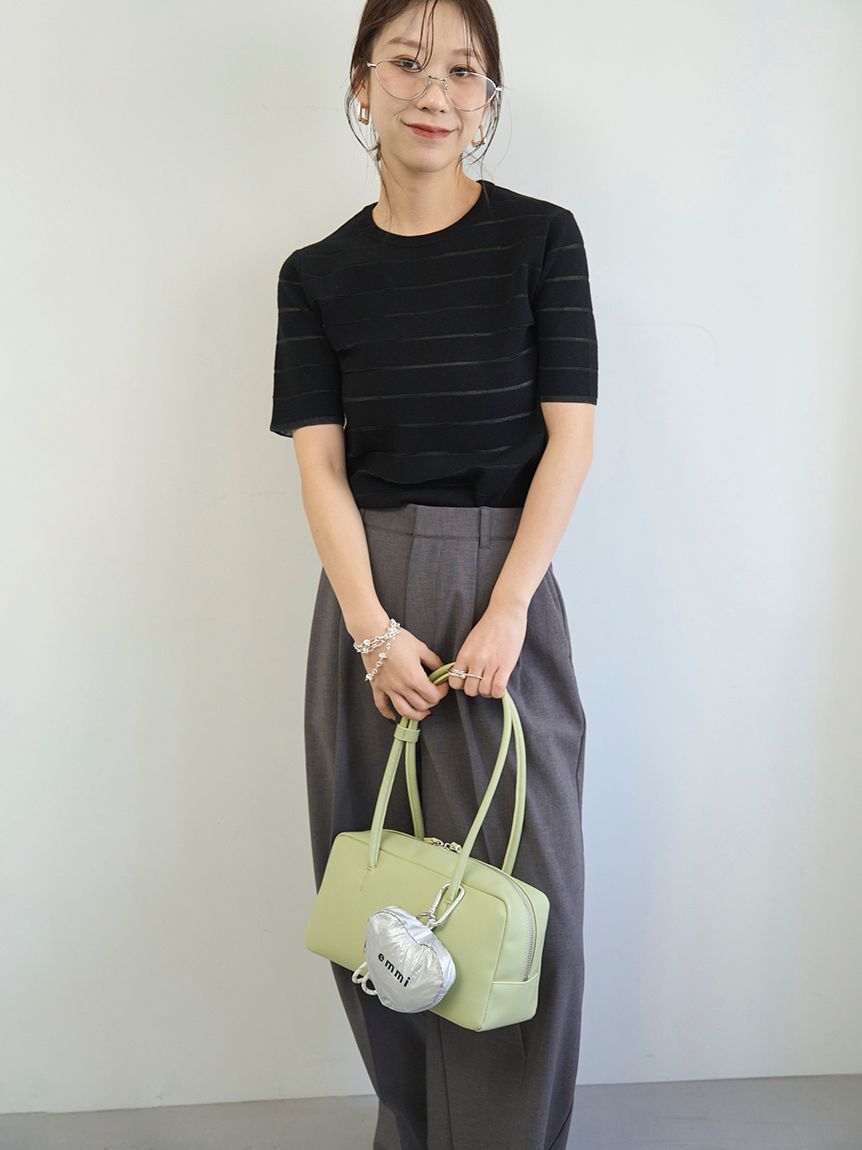 emmi atelier「レザーボストンバッグ」|ボストンバッグ|