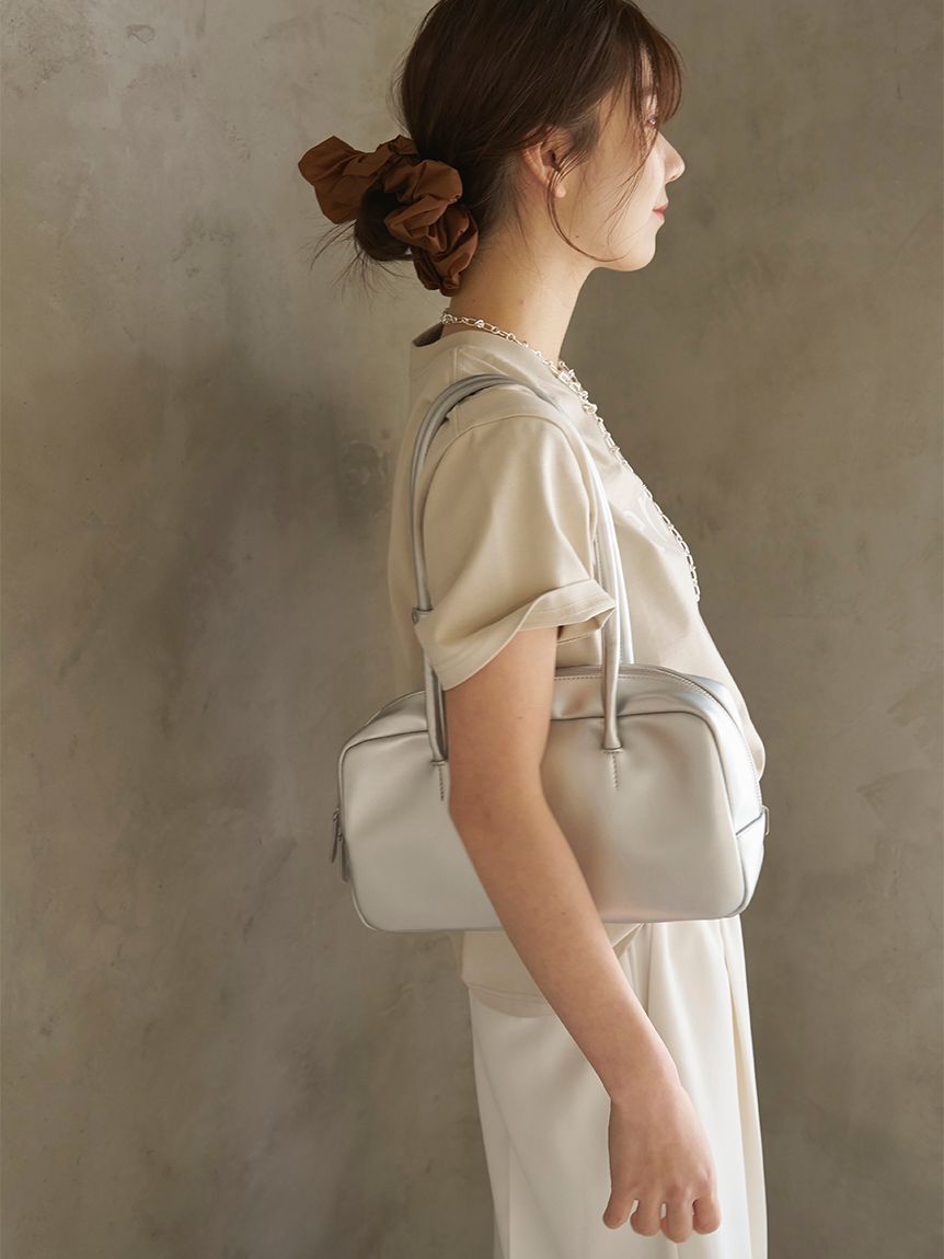 emmi atelier「レザーボストンバッグ」|ボストンバッグ|