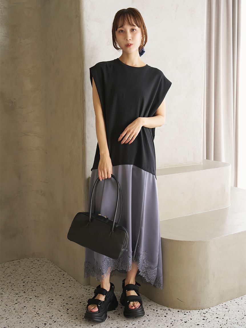 emmi atelier「レザーボストンバッグ」|ボストンバッグ|
