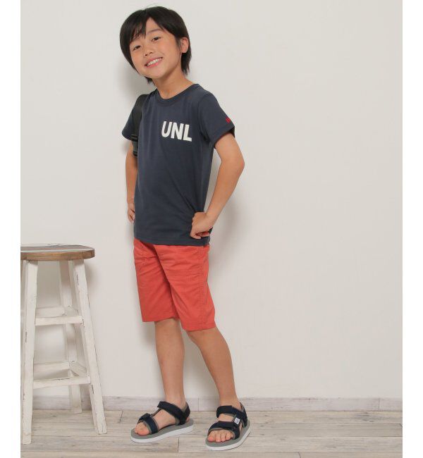 ikka kids「【親子おそろい】URBAN NATURE LIFE アーバンネイチャーライフ ロゴT（120~160cm）」|Tシャツ・カットソー|
