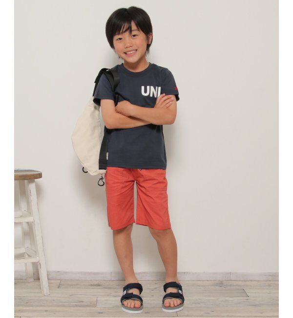 ikka kids「【親子おそろい】URBAN NATURE LIFE アーバンネイチャーライフ ロゴT（120~160cm）」|Tシャツ・カットソー|