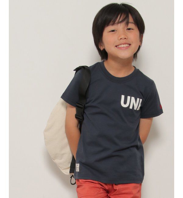 ikka kids「【親子おそろい】URBAN NATURE LIFE アーバンネイチャーライフ ロゴT（120~160cm）」|Tシャツ・カットソー|