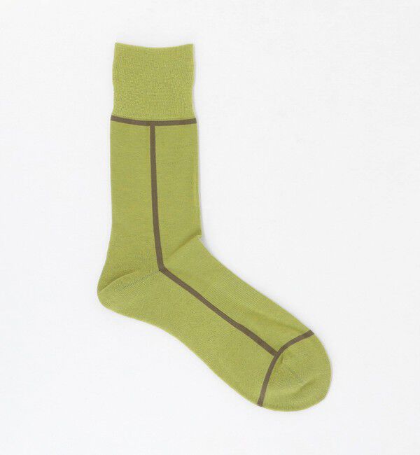 UNITED ARROWS green label relaxing「＜CHICSTOCKS＞ライン ソックス」|ソックス|YELLOW
