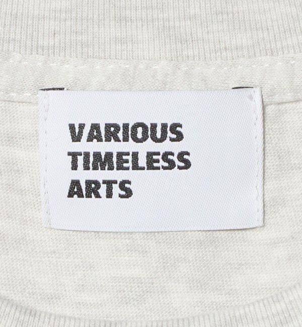 UNITED ARROWS green label relaxing「【別注】＜Various Timeless Arts＞シャーリング プリント Tシャツ ミディアムグレー」|Tシャツ・カットソー|