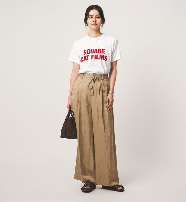 UNITED ARROWS green label relaxing「【別注】＜SQUARE CATFILMS＞フォトプリント Tシャツ」|Tシャツ・カットソー|