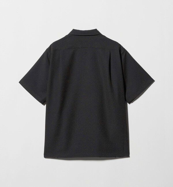 NICE WEATHER「＜NICE WEATHER＞チェックオーバー ショートスリーブ シャツ」|シャツ・ブラウス|