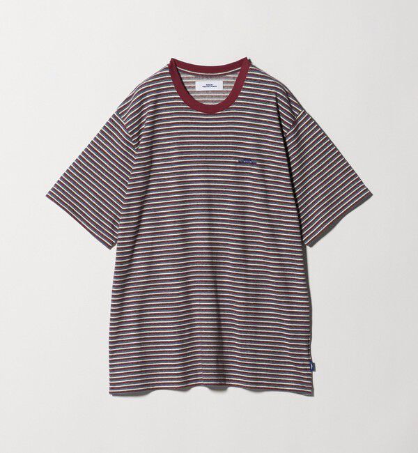 NICE WEATHER「＜NICE WEATHER＞マルチボーダー Tシャツ」|Tシャツ・カットソー|WINE