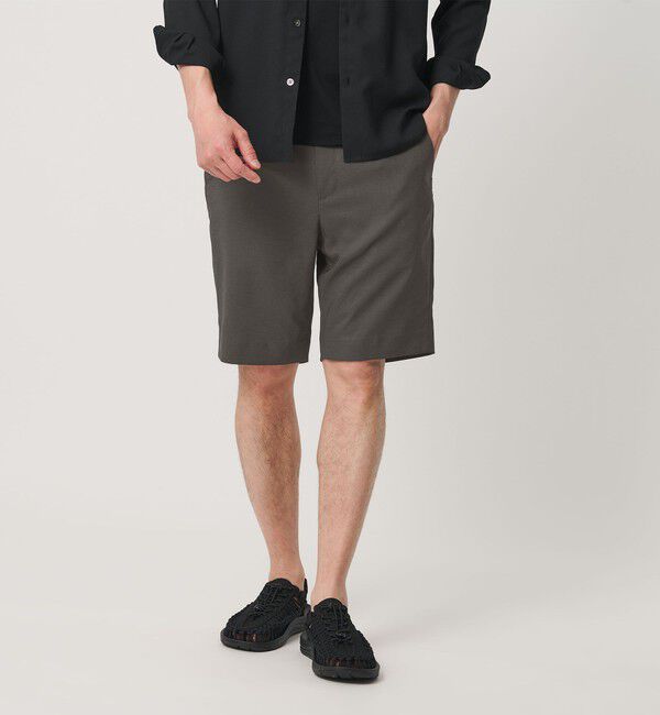 WEB限定 WARDROBE SMART】Reflax スリム ショートパンツ（BEAUTY&YOUTH