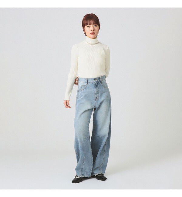 Ray BEAMS 「デニム バレル パンツ」|デニム|